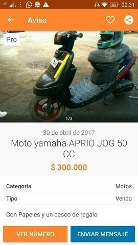 Moto yamaha APRIO JOG 50 CC