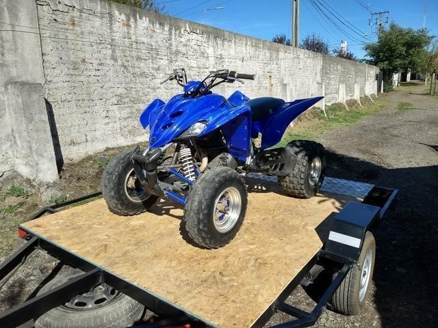 Yamaha raptor 350 con carro