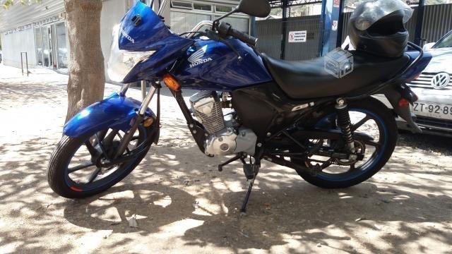 Honda cb1 azul