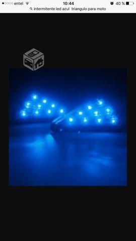 Intermitente LED azul para moto