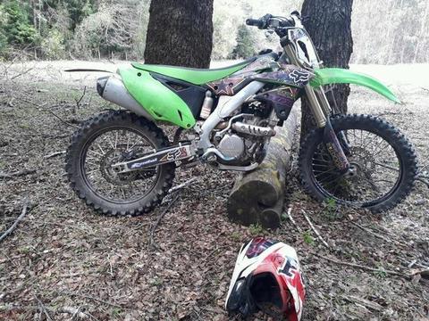 Moto Kawasaki kx250f año 2014