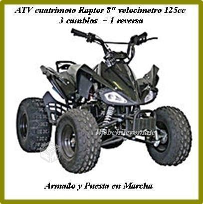 ATV cuatrimoto Raptor 8