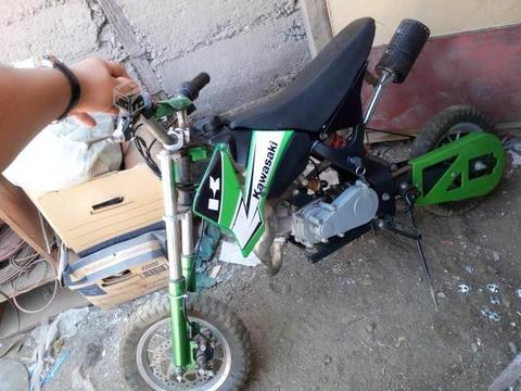 Moto Cross 55 cc andando