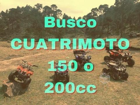 Busco: CUATRIMOTO 150-200cc AUTOMAT