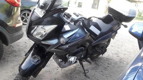 moto suzuki vstrom 650 dl, año 2010