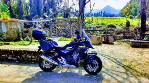 moto honda cb500x travel edition 2017