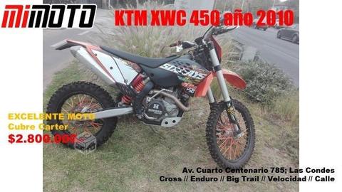 KTM Xwc 450 año 2010