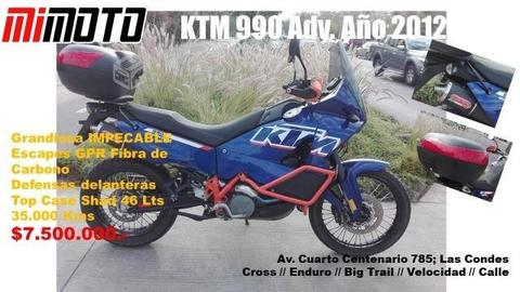 KTM 990 Adv Año 2012