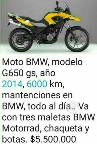 Moto BMW G650 gs