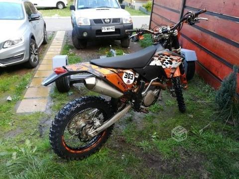 Moto Deportiva KTM Exc 450 año 2009