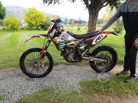 KTM exc250f arranque electrico