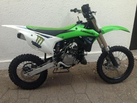 Moto kawasaki kx85 año 2015