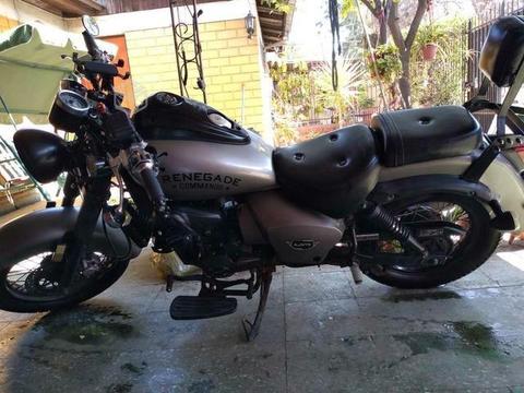 Renegade commando 200cc año 2014 color gris mate