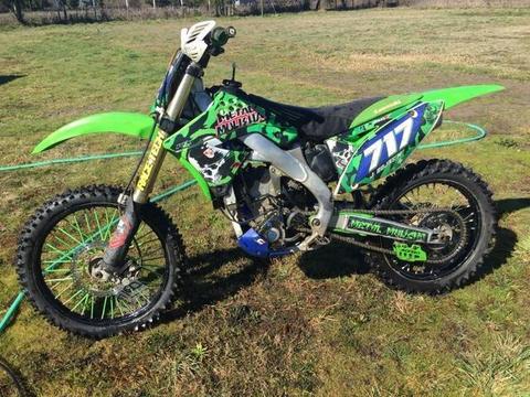 Kx250f año 2012