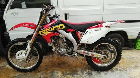 Moto Honda CRF 450x 2008 arranque electrónico