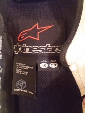 chaqueta cuero alpinestars