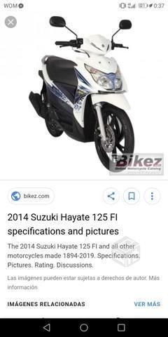 Suzuki hayate 125 con inyección al día