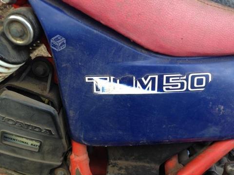 Moto de trial Honda tlm50
