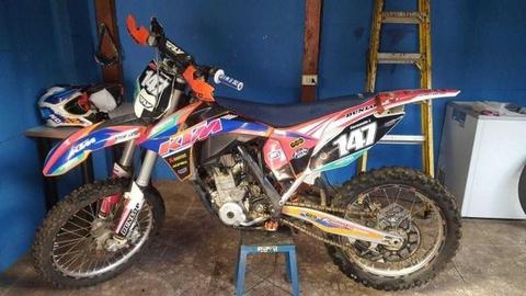 moto ktm exc 250 cc