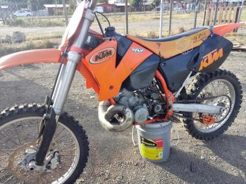 Moto ktm sx250