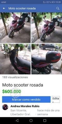 Scooter rosada