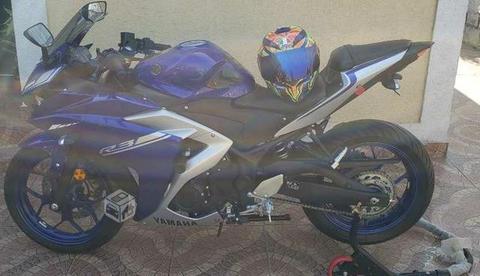 Como nueva moto yamaha yzf r3 azul