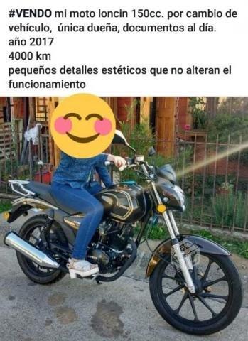 Moto Loncin 150 cc impecable