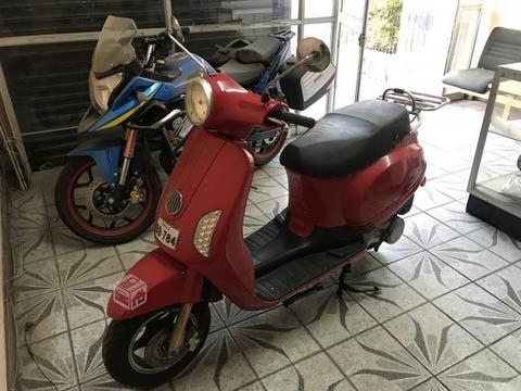 Moto Retro Wangye Roja