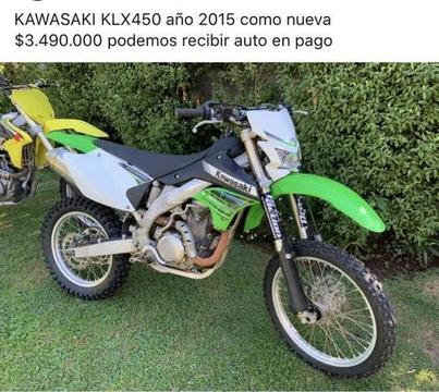 KAWASAKI klx 450 año 2015