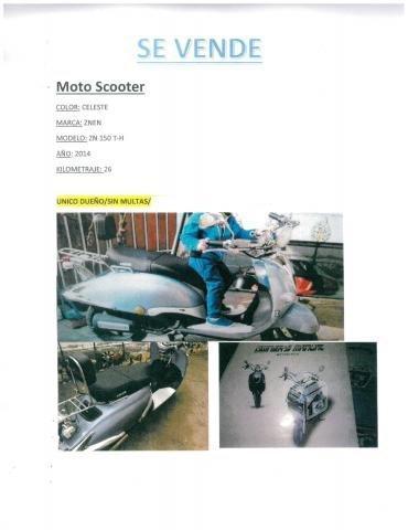 Moto scooter znen