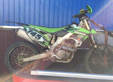 Kawasaki Kx250f 2013 inyectada con Mapeo