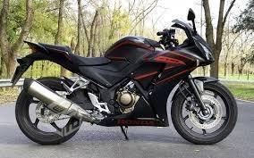 Honda cbr300r negro mate