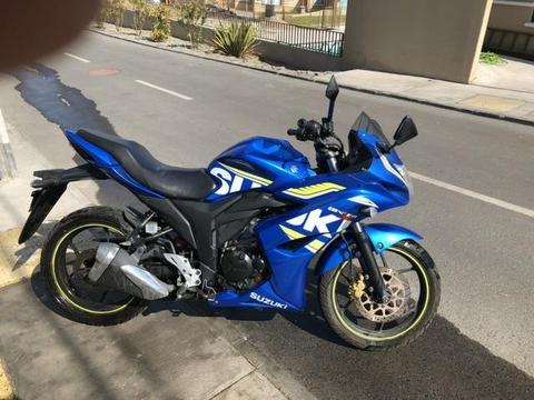 SUZUKI GIXXER SF AZUL CADENADO 150cc Año 2018